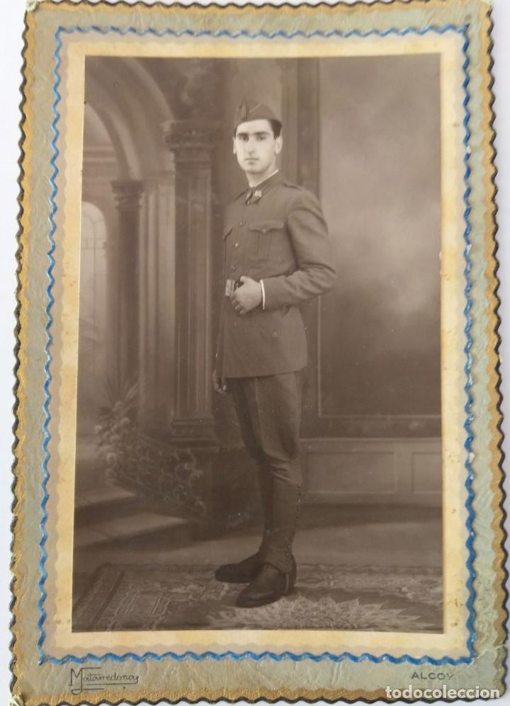 Fotograf&iacute;a antigua: MILITAR  ALCOY - Foto 1