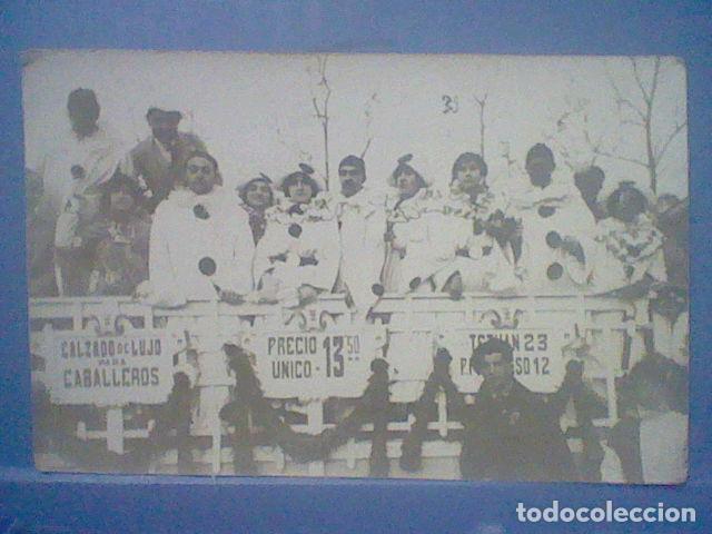 Antique Photography: CARNAVALES ARLEQUINES PUBLICIDAD ZAPATERIA PPOS SXX TARJETA POSTAL