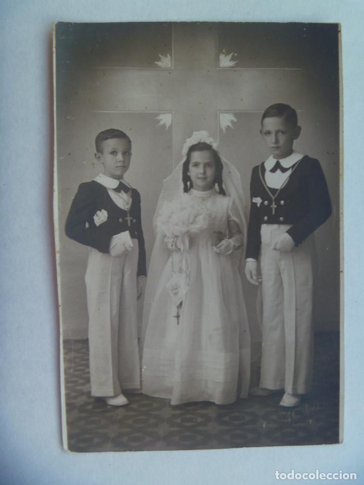 Antique Photography: PRECIOSA DE FOTO ESTUDIO DE NI&Ntilde;OS DE PRIMERA COMUNION, A&Ntilde;OS 30. DE MONTILLA , CORDOBA