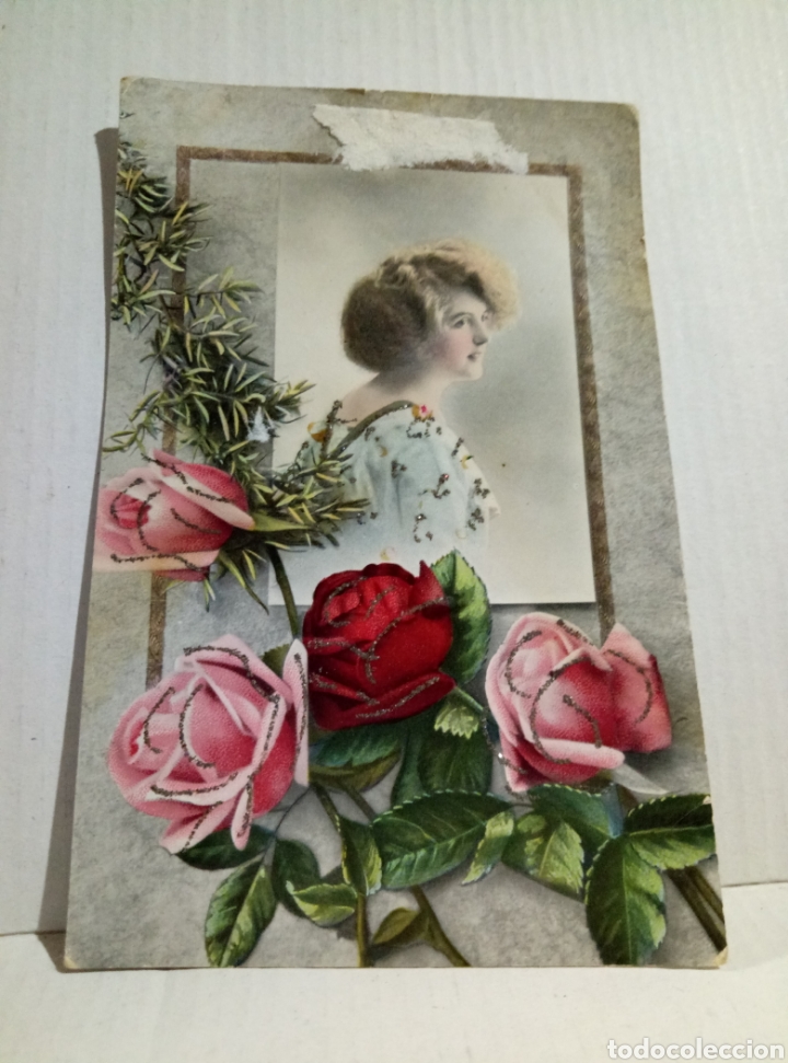 Fotograf&iacute;a antigua: Fotograf&iacute;a postal 1913 coloreada