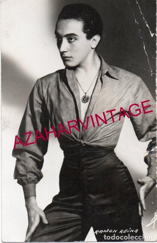 Antique Photography: ANTIGUA FOTOGRAFIA DEL BAILAOR FLAMENCO RAMON REINA, RARA, 9X14 CMS