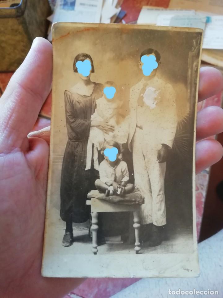 Fotografia antica: Antigua foto fotografia tarjeta postal hombre mujer ni&ntilde;o 1929 Siglo XX