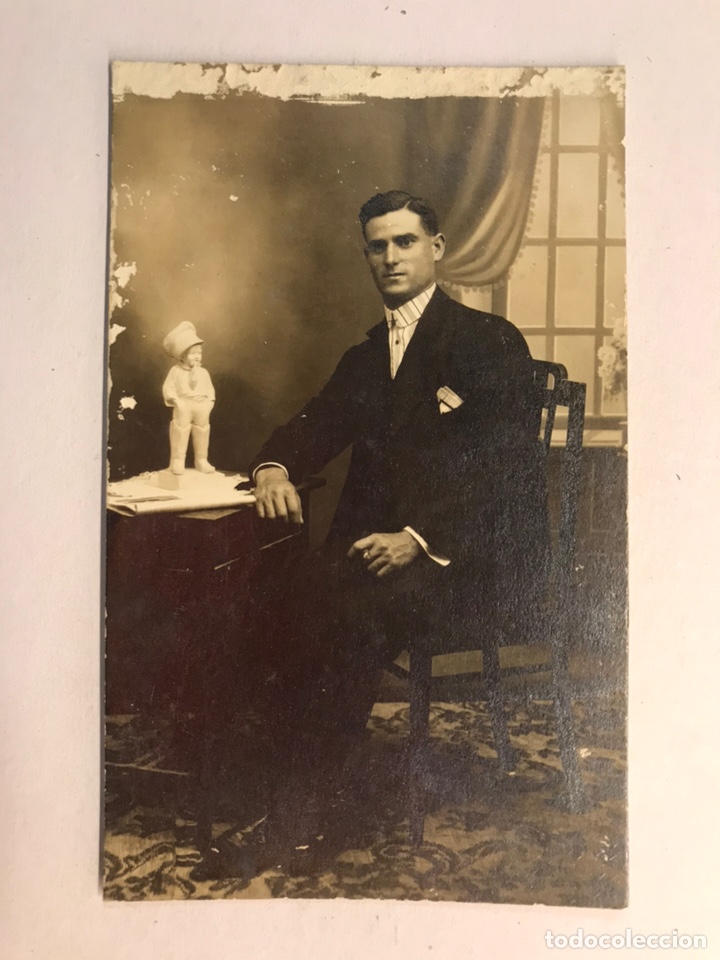 Fotografia antiga: ALCIRA (Valencia) RETRATO: Luis TALENS MIÑANA. La Industrial Fotografíca. (h.1920?)