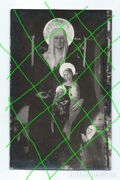 Fotografia antiga: SANTA ANA, LA VIRGEN Y EL NI&Ntilde;O CON DONANTES. MAESTRO DE SANTA ANA DEL MUSEO NACIONAL DE ESCULTURA.