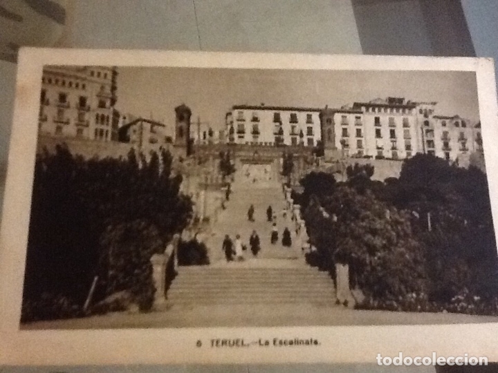 Fotograf&iacute;a antigua: Teruel. La escalinata - Foto 1