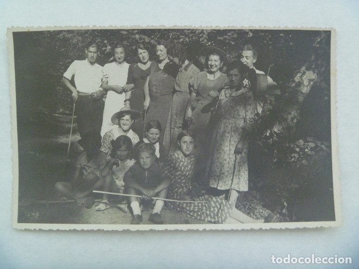 Photographie ancienne: FOTO DE GRUPO DE GENTE DE CAMPO, NI&Ntilde;OS , ETC . A&Ntilde;OS 30