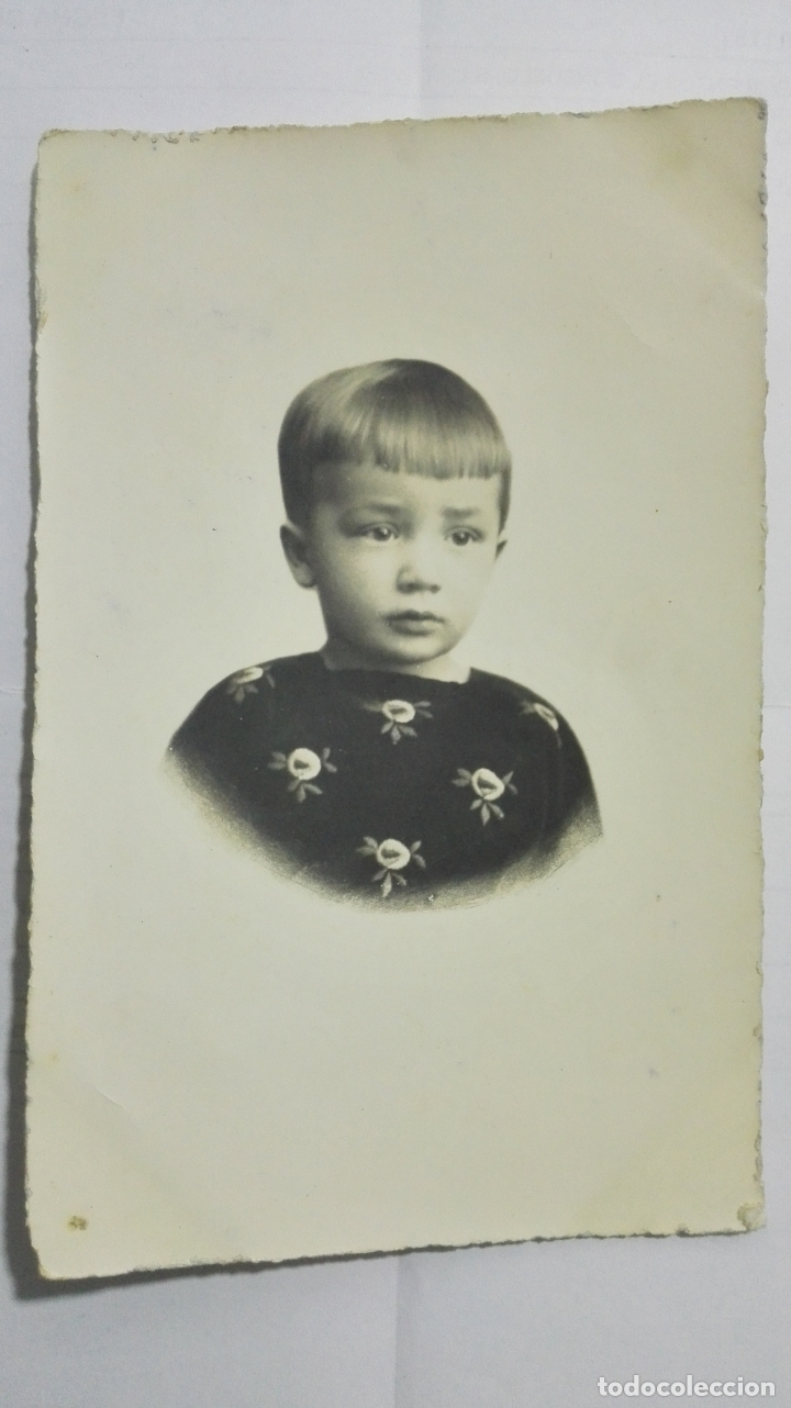 Antique Photography: ANTIGUA FOTOGRAFIA POSTAL, NI&Ntilde;O ALEMAN POSANDO,, A&Ntilde;OS 20, MEDIDAS 9 X 14 CM