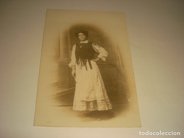 Alte Fotografie: ANTIGUA FOTO DE SE&Ntilde;ORA.