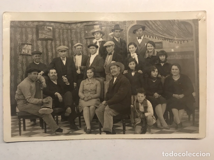 Fotografia antica: LA VALENCIA QUE FUE. Representaci&oacute;n teatral. Los a&ntilde;os de oro del Teatro Valenciano (h.1910?)