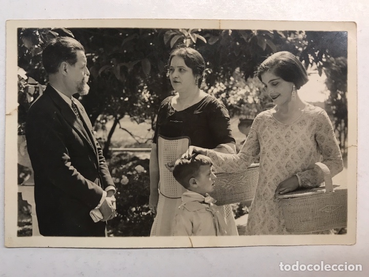 Fotograf&iacute;a antigua: FOTOGRAF&Iacute;A ANTIGUA. Hermosa estampa cotidiana., a destacar las joyas Art deco de la Se&ntilde;orita...