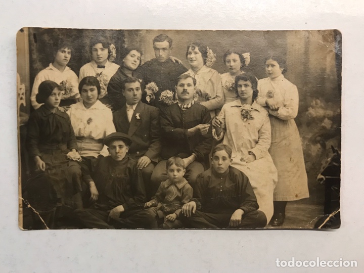 Antique Photography: LA VALENCIA QUE FUE.. fotograf&iacute;a costumbrista. Gran grupo familiar (a.1916)