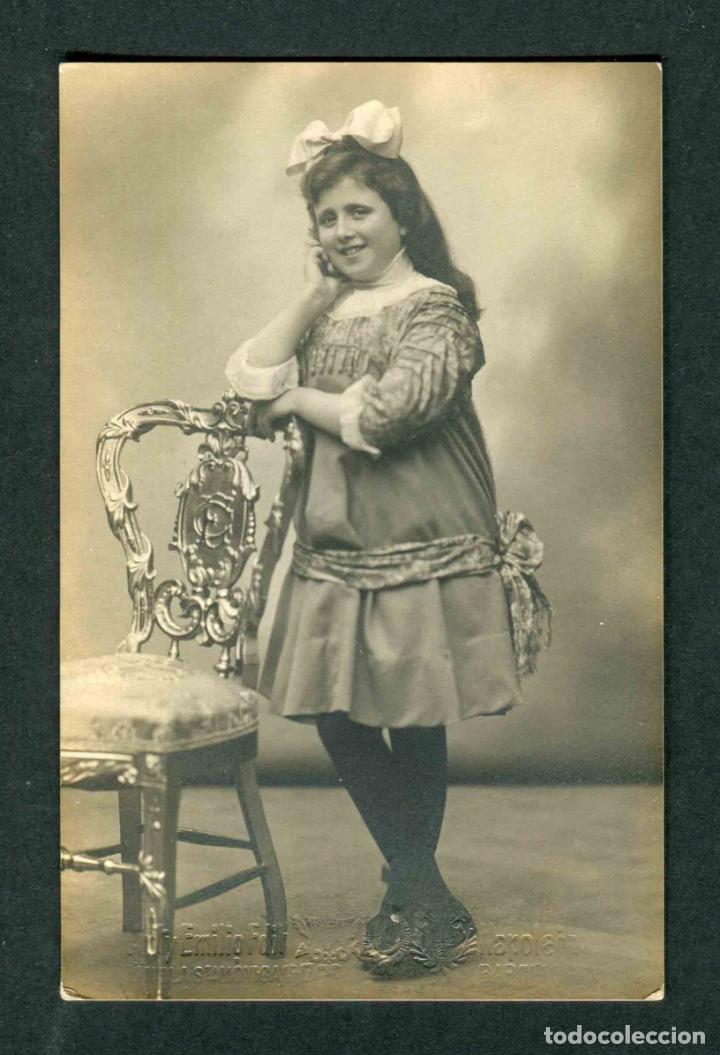 Fotografia antiga: Lolita Abell&oacute;. Modernismo. Preciosa foto. BCN. F: Napoleon