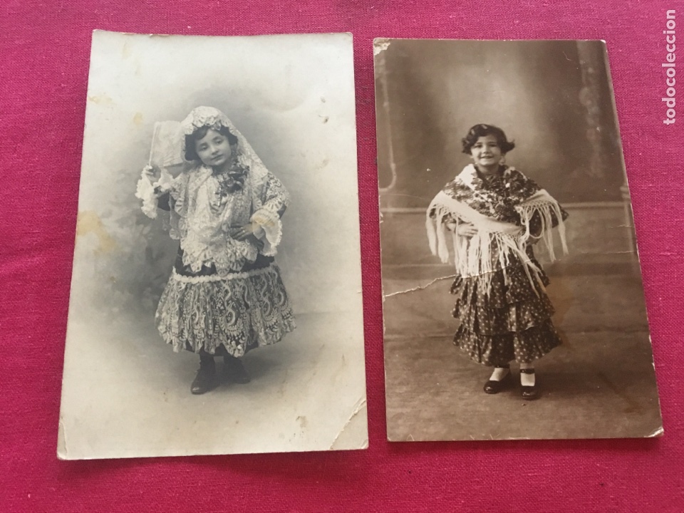 Alte Fotografie: TARJETA POSTAL FOTOGRAF&Iacute;AS NI&Ntilde;AS
