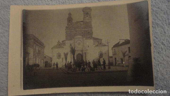 Alte Fotografie: ANTIGUA FOTOGRAFIA.VISTA DE IGLESIA.MUNICIPIO LA CAMPANA.SEVILLA A&Ntilde;O 20.30