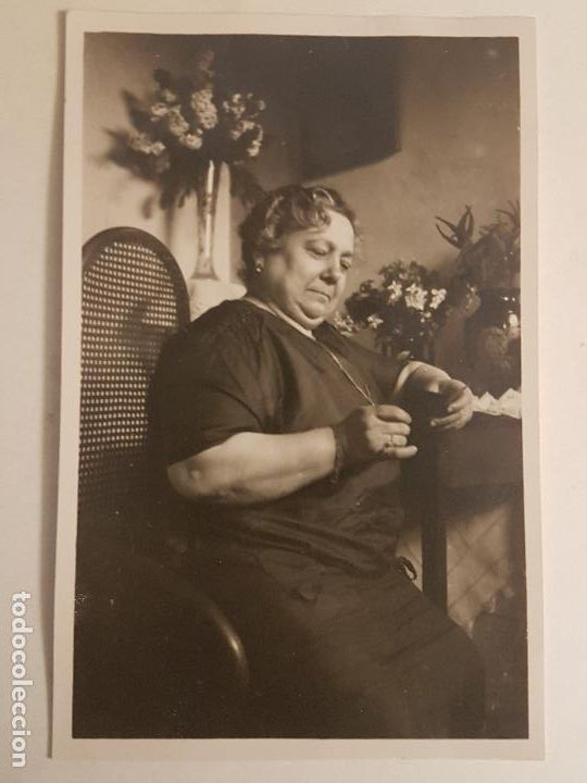 Fotograf&iacute;a antigua: RETRATO SE&Ntilde;ORA POSTAL