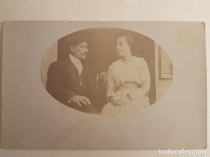 Alte Fotografie: RETRATO MATRIMONIO ARGENTINO POSTAL