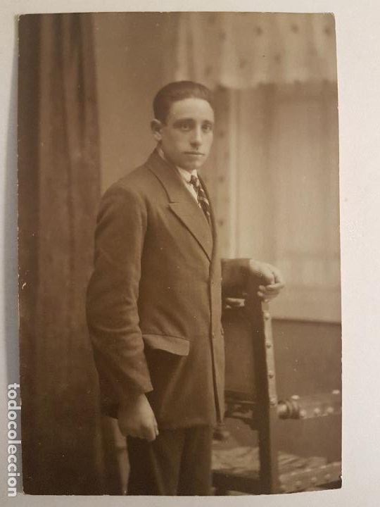 Alte Fotografie: RETRATO HOMBRE POSTAL