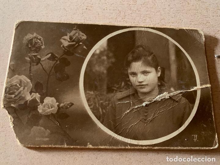 Fotografia antiga: Preciosa tarjeta postal antigua, fotografica. Carton grueso.  Mide 13,5x8,7cms
