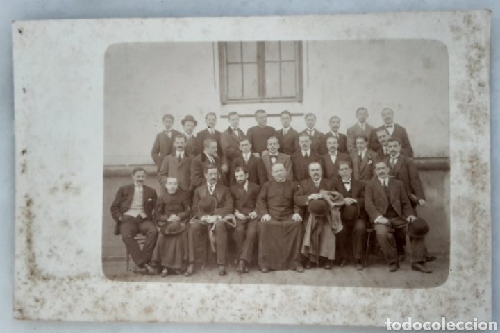 Alte Fotografie: Antigua Tarjeta postal familia Maristas