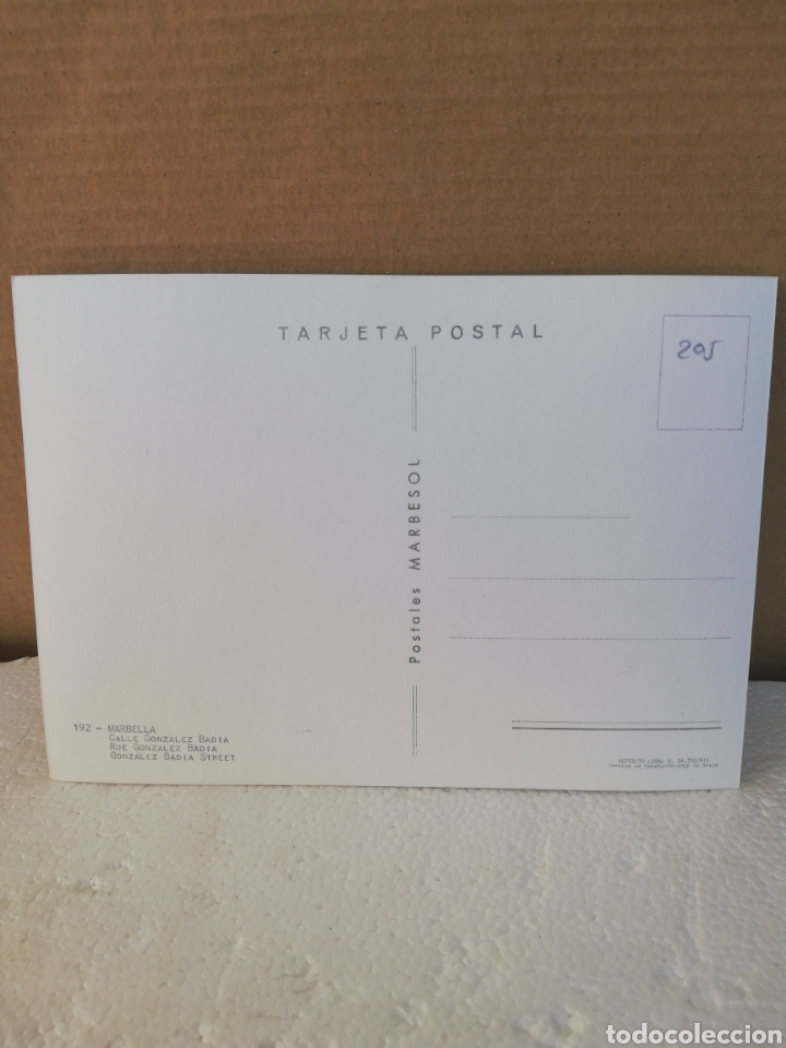 Fotograf&iacute;a antigua: Postal Marbella - Foto 2