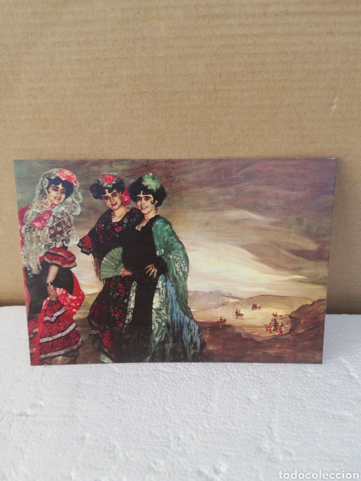 Fotograf&iacute;a antigua: Postal mis primas - Foto 1