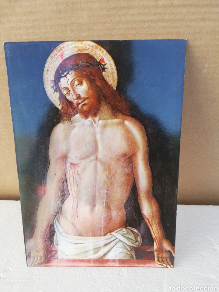 Fotograf&iacute;a antigua: Postal capilla real Cristo