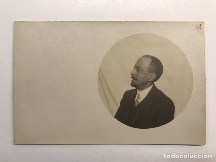 Fotograf&iacute;a antigua: ESPA&Ntilde;A, fotograf&iacute;a antigua.., Se&ntilde;or con Bigote y gafas (a.1911)