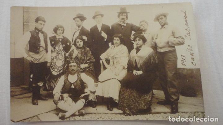 Fotograf&iacute;a antigua: ANTIGUA FOTOGRAFIA.GRUPO DE LAS COLLEJAS? CARNAVAL DE CADIZ 1913
