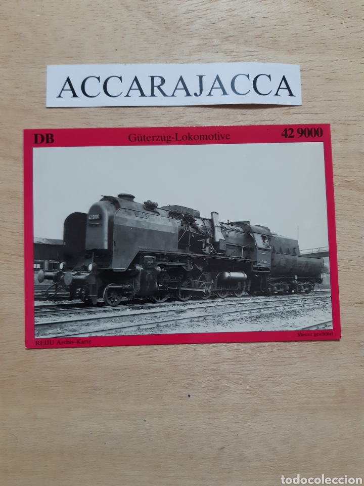Fotograf&iacute;a antigua: Tren. Guterzug-Lokomotive. DB. Postal nueva