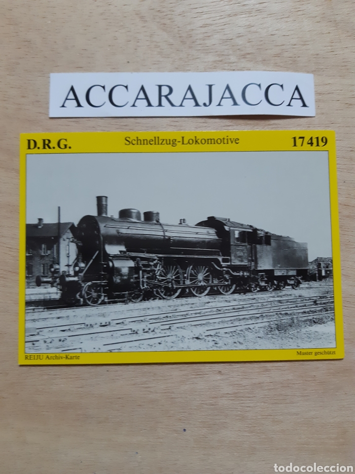 Fotograf&iacute;a antigua: Tren. Schnellzug-Lokomotive.DRG. postal nueva