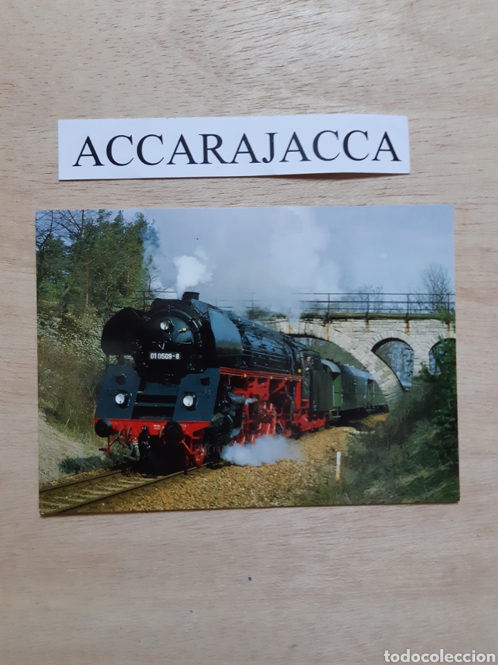 Fotograf&iacute;a antigua: Tren. Dampf-Schnellzuglokomotive 0105098. Postal nueva
