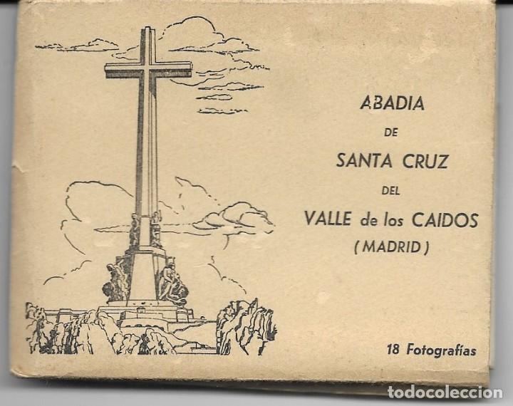 ALBÚM FOTOGRÁFICO VALLE DE LOS CAIDOS (MADRID). AÑOS 50-60 (Fotografía Antigua - Tarjeta Postal)
