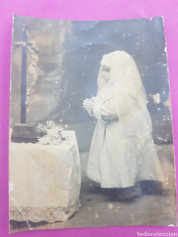 Fotograf&iacute;a antigua: Fotograf&iacute;a Bonita vestida de Monja , principio del siglo XX