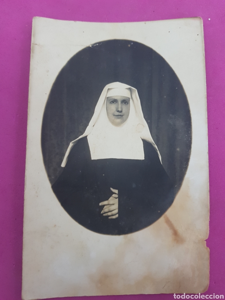 Fotograf&iacute;a antigua: Fotograf&iacute;a ,Monja ,principio del siglo XX