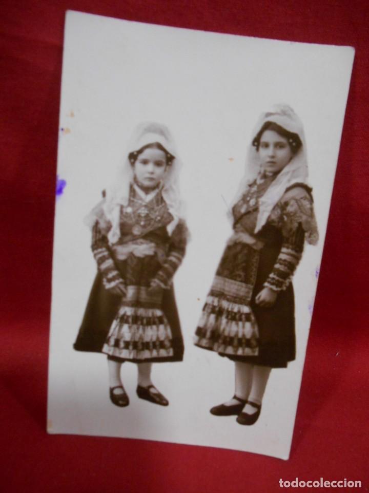 Fotografia antiga: ANTIGUA FOTO POSTAL - PAREJA DE NI&Ntilde;AS VESTIDAS CON TRAJE REGIONAL -