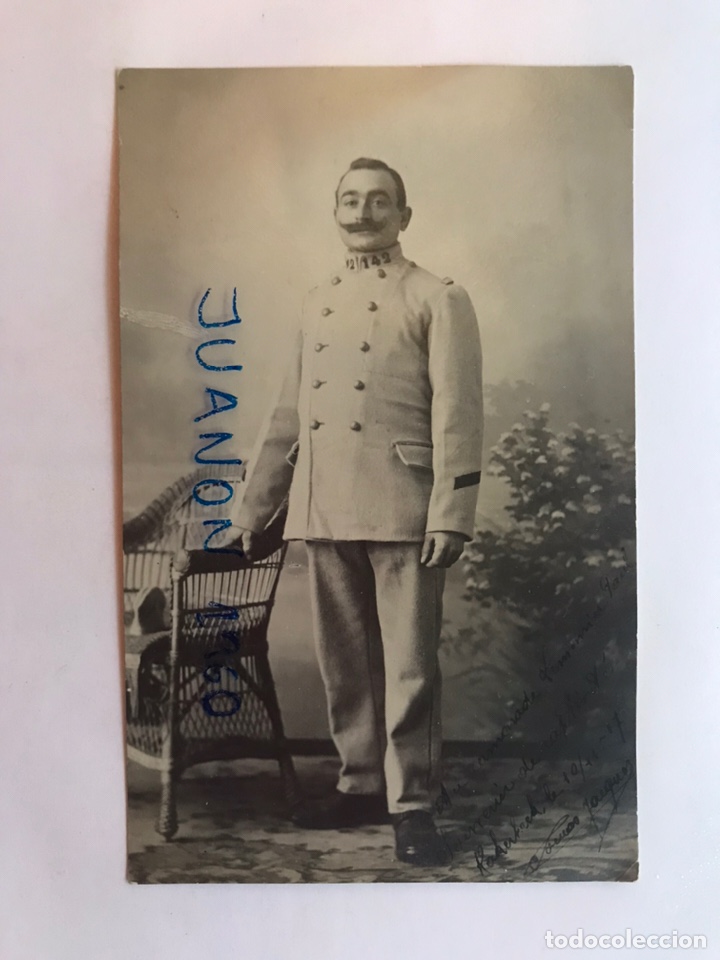 Fotografia antica: FRANCIA, fotograf&iacute;a Militar del Regimiento franc&eacute;s 142, Primera Guerra Mundial (1914 - 1918)