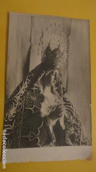 Fotografia antica: ANTIGUA FOTOGRAFIA DE VIRGEN CORONADA SIN IDENTIFICAR.A&Ntilde;OS 30?