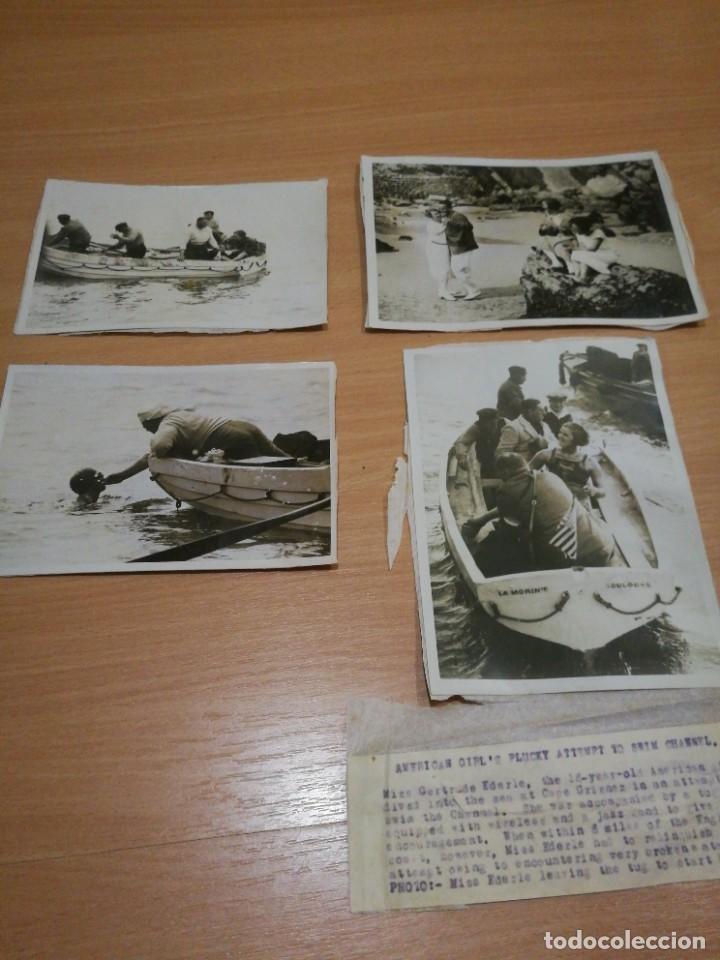 Fotografia antica: Fotograf&iacute;as Miss Gertrude Ederle