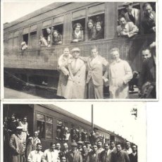 Fotografía antigua: LOTE DE 18 POSTALES FOTOGRÁFICAS DE VISITA DEL ORFEÓ CATALÀ A SEVILLA Y VALENCIA. MAYO 1930