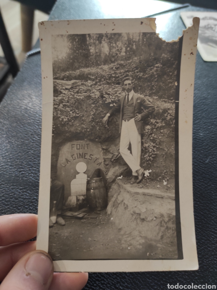 Fotograf&iacute;a antigua: Antigua fotograf&iacute;a,circa 1900. Font la Ginesta.