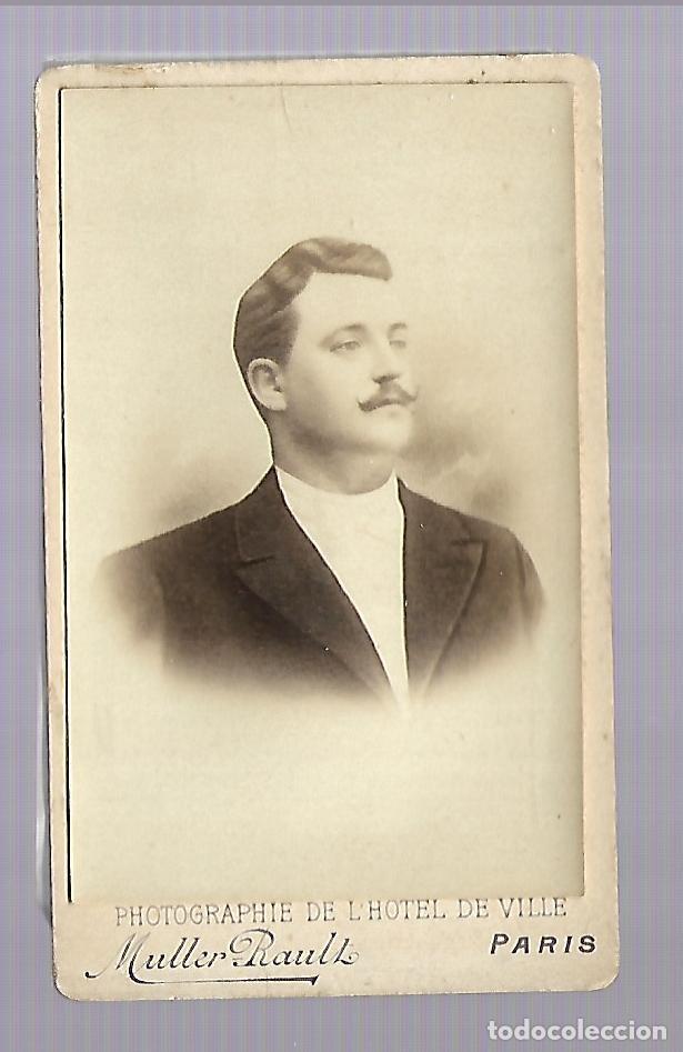 Photographie ancienne: 3501-ANTIGUA FOTOGRAFIA DE - UN CABALLERO - FOTO- MULLER - PARIS - - DE Pcp. SIGLO XX -