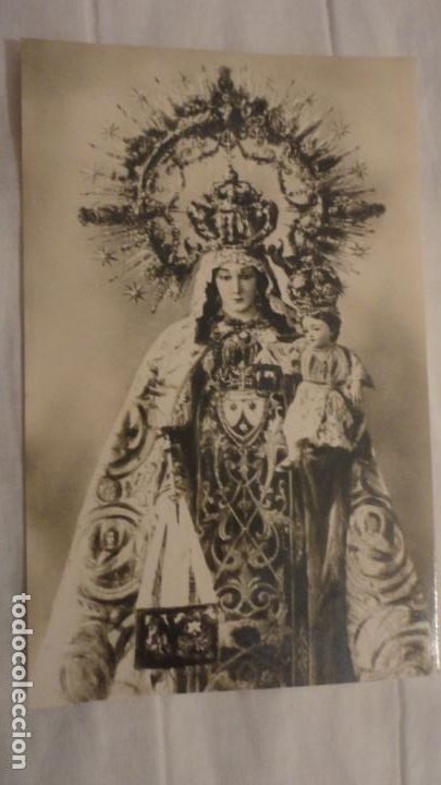 Fotograf&iacute;a antigua: ANTIGUA FOTOGRAFIA TIPO POSTAL.VIRGEN DEL CARMEN. JEREZ FRONTERA.