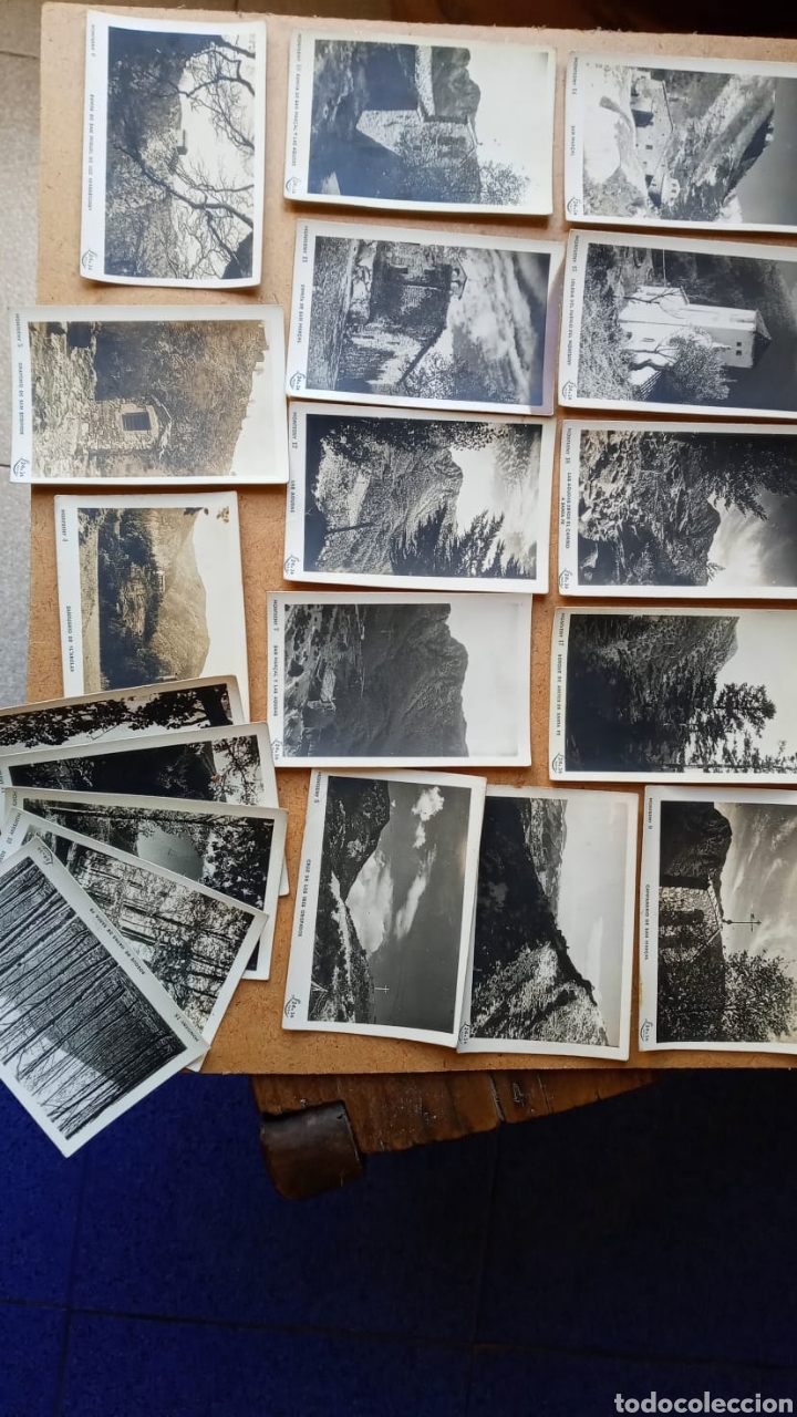 Antique Photography: Lote de fotograf&iacute;as paisajisticas en blanco y negro de Montseny