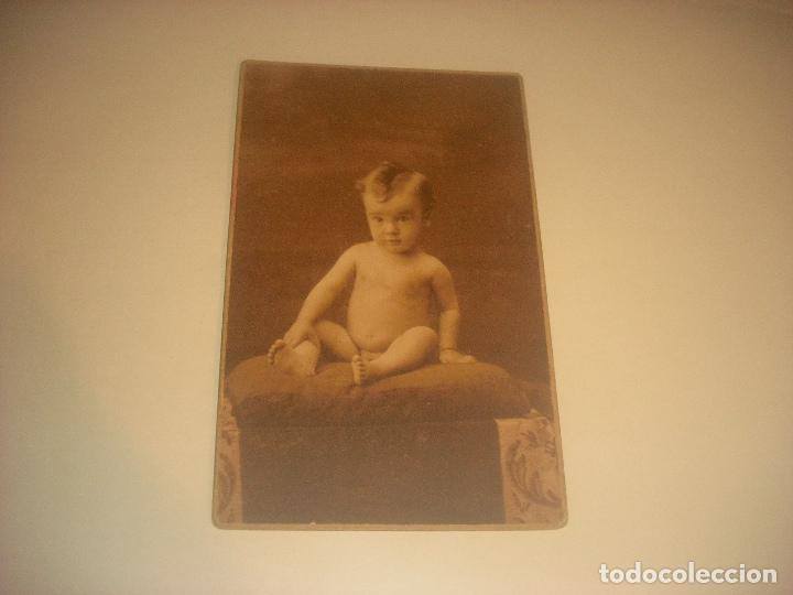 Fotografia antica: ANTIGUA FOTO DE BEBE . FOTO HALL , MALAGA .