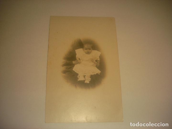 Alte Fotografie: ANTIGUA FOTO DE BEBE. 1913 .