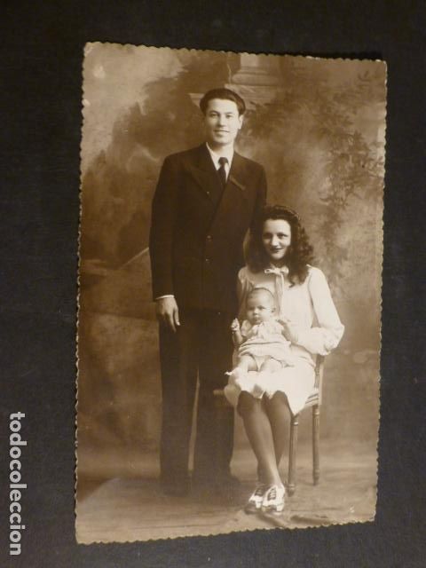 Alte Fotografie: POSTAL FOTOGRAFICA RETRATO FAMILIAR