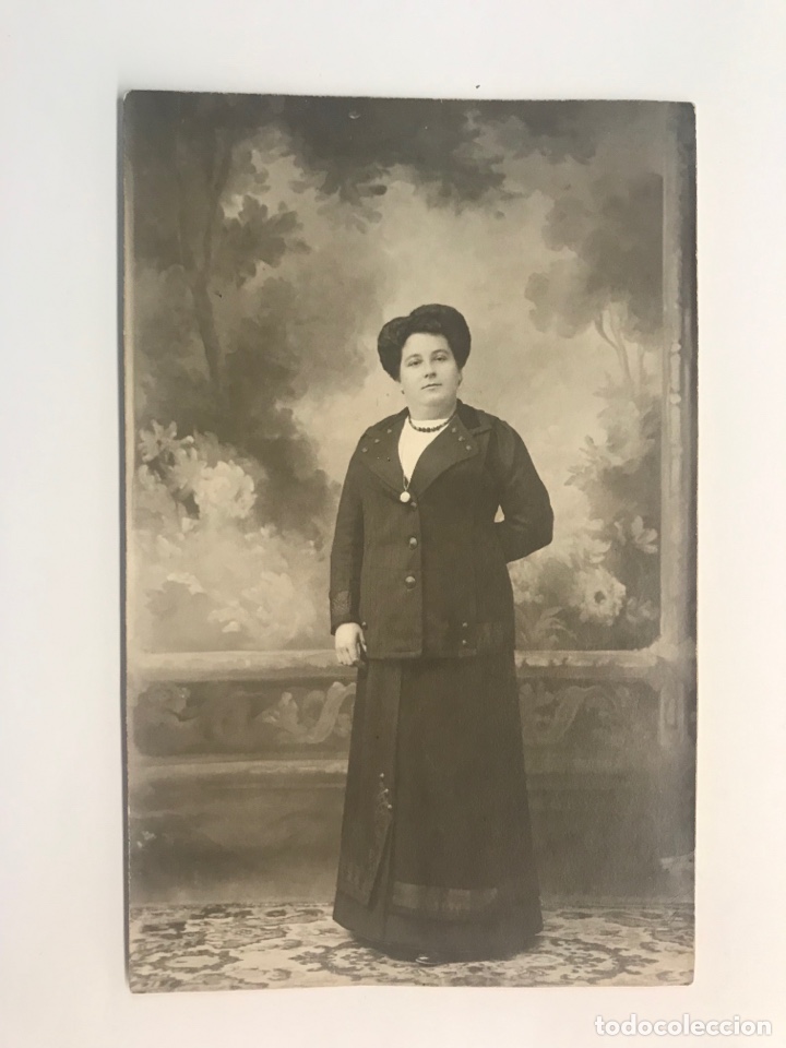 Fotografia antica: FOTOGRAF&Iacute;A ANTIGUA. La Se&ntilde;ora Consuelo desde Denia a su Primo Rafael (a.1912)