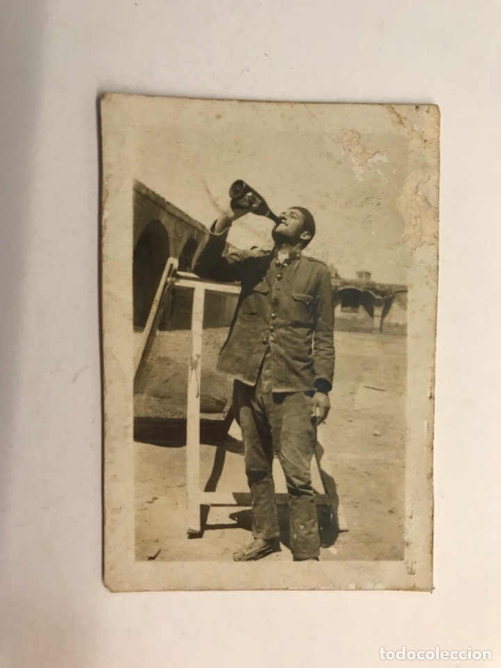 Fotografia antica: MILITAR FOTOGRAF&Iacute;A MELILLA. Guerra de Africa. Tiempo de asueto.. (h.1920?)