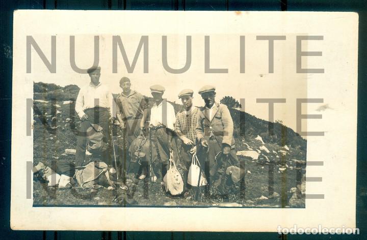 Alte Fotografie: NUMULITE Pb037 Fotograf&iacute;a antigua excursi&oacute; Pic del Canig&oacute; 1929 excursinismo
