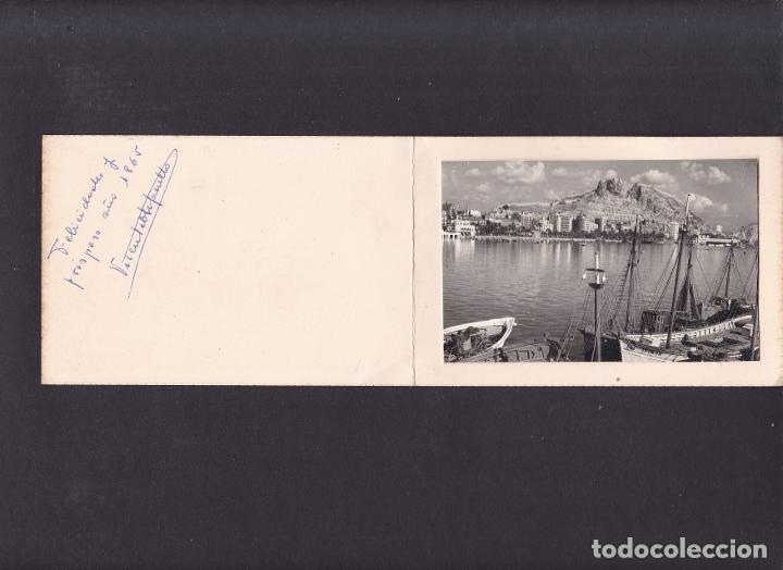 Alte Fotografie: ALICANTE - FOTO - FELICITACION NAVIDAD 1965 / DIPTICO
